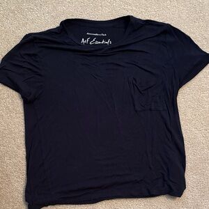 Abercrombie & Fitch Navy Women's Jersey Top